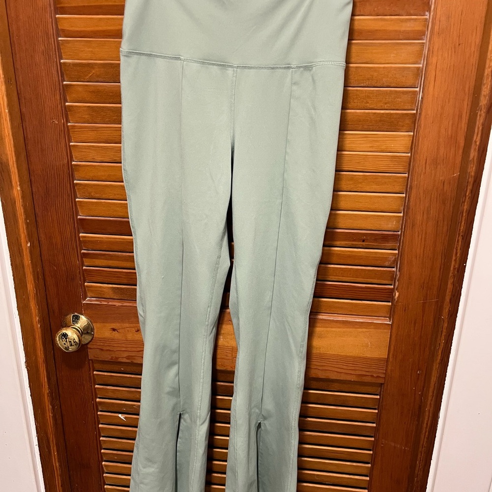 Yogalicious Light Green Flare Pants